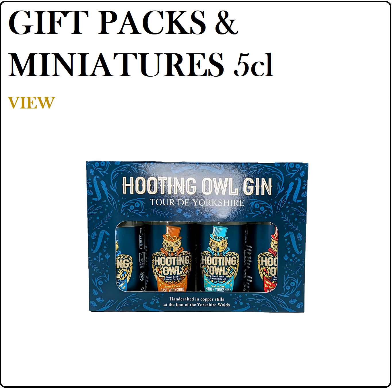 Gift Packs, Miniatures 5cl